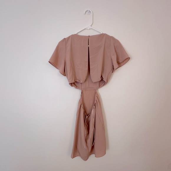 Abercrombie & Fitch Pink Taupe Dress Size XSP - Picture 2 of 7